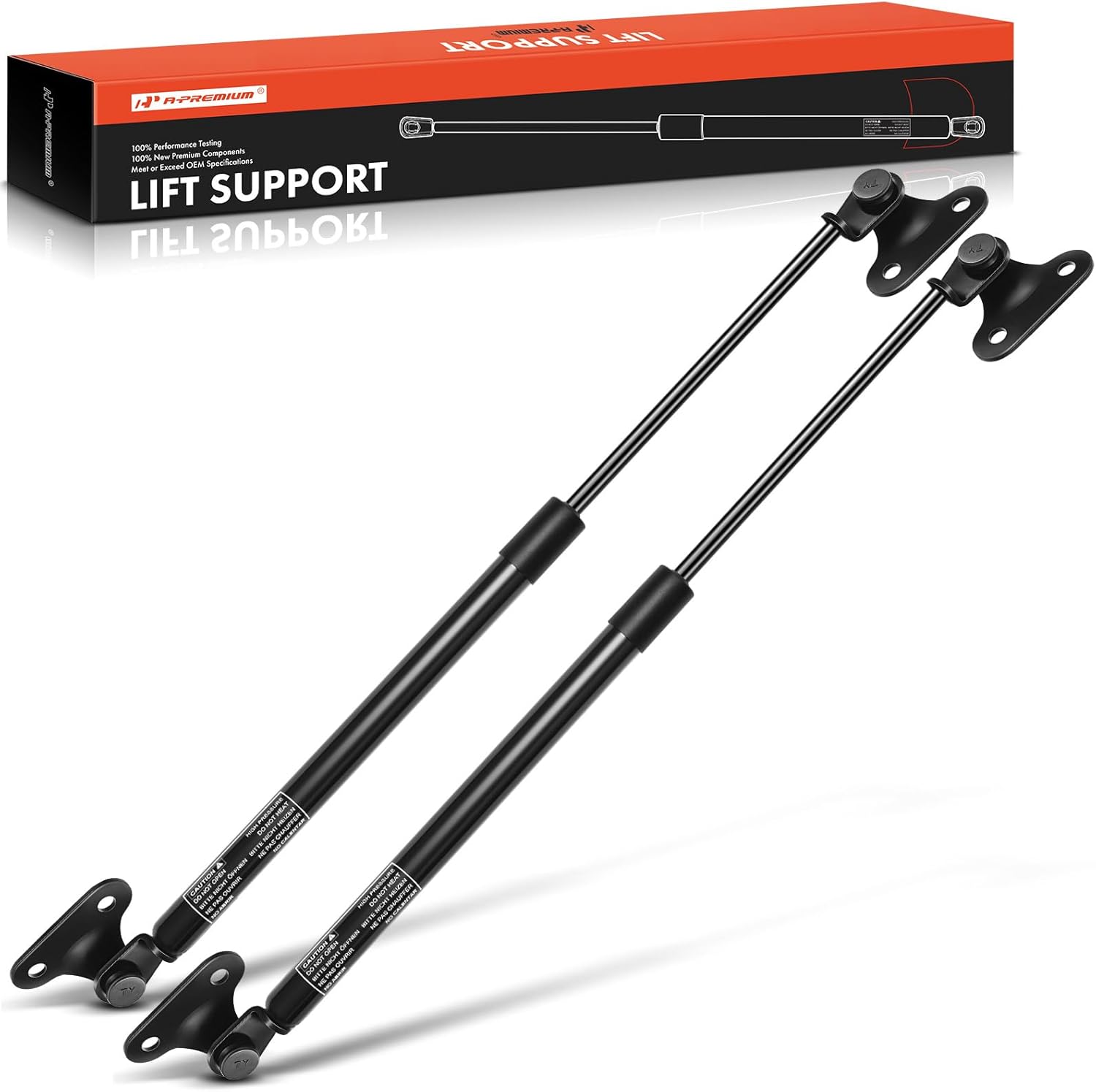 A-Premium Tailgate Liftgate Hatch Lift Supports Shock Struts Compatible with Toyota Land Cruiser Landcruiser 80 LX450 1990-1997 2-PC Set-0