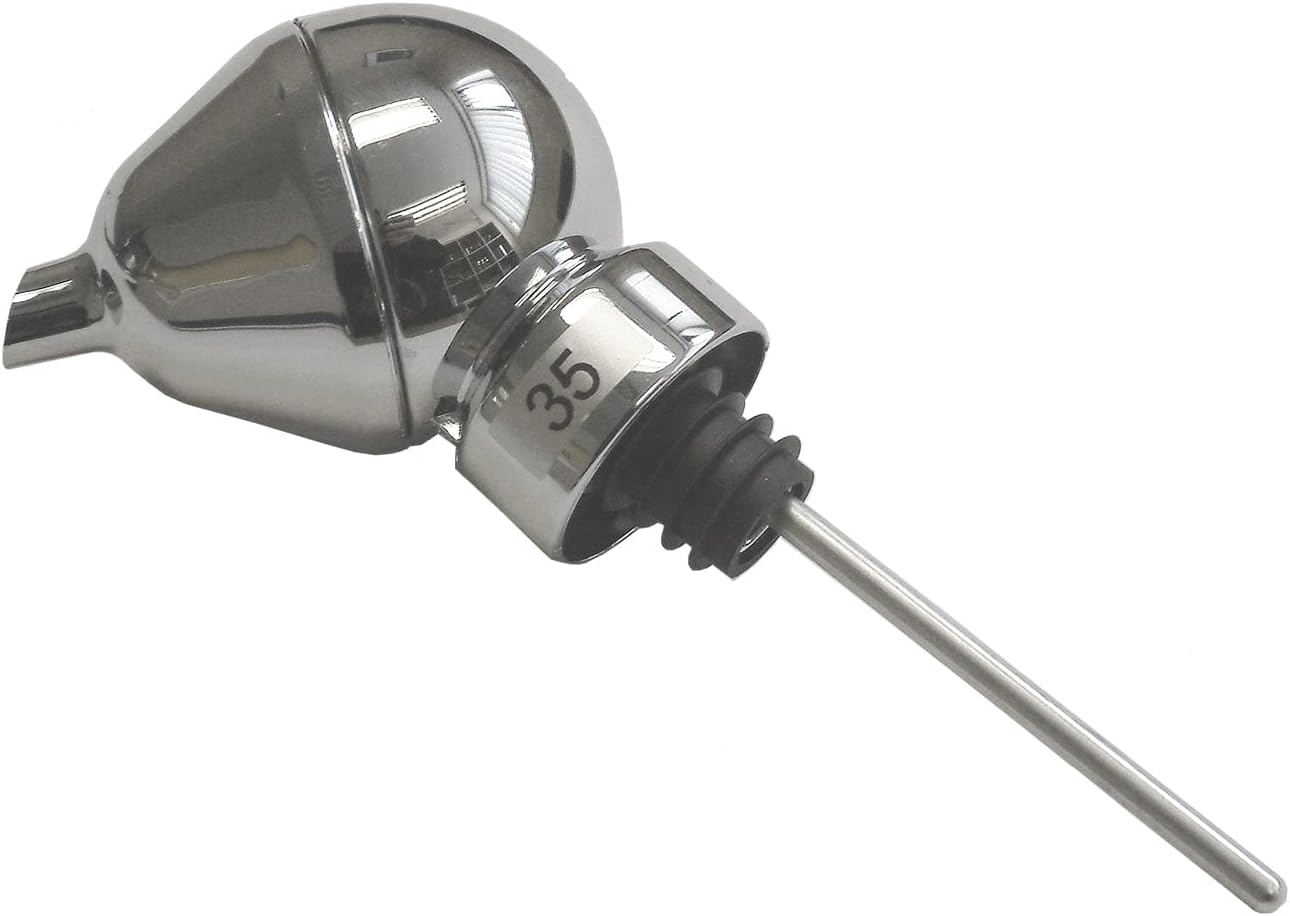 Ball Pourer Chrome 35ml | Spirit Pourer, Shot Pourer, Bar Pourer - Pour a 35ml Measure Every Time! by drinkstuff-0