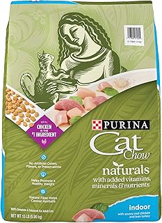 Purina Cat Chow Hairball, Healthy Weight, Indoor, Natural Dry Cat Food, Naturals Indoor - 13 lb. Bag