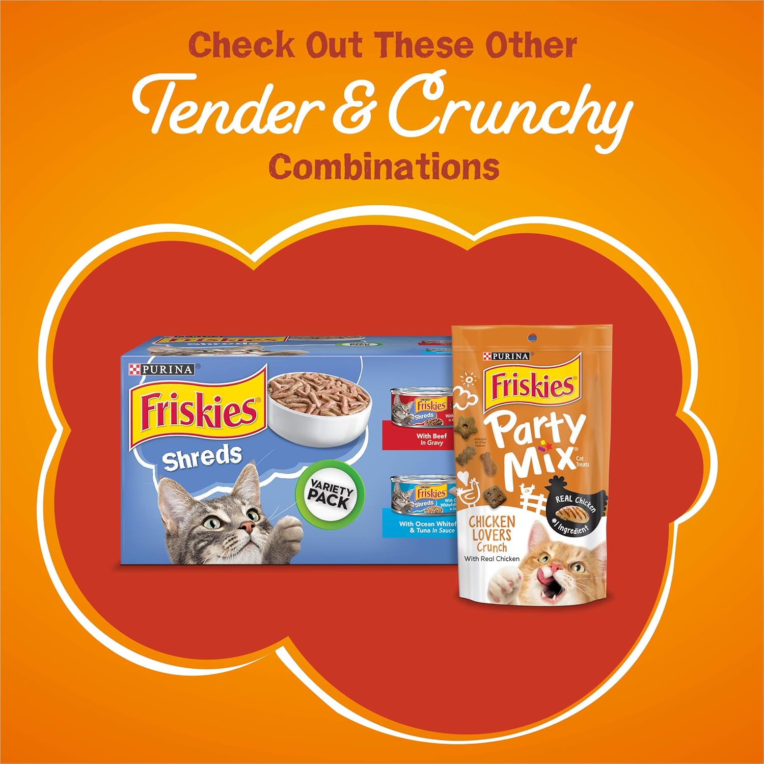 Purina Friskies Dry Cat Food, Tender & Crunchy Combo - 16 lb. Bag-5