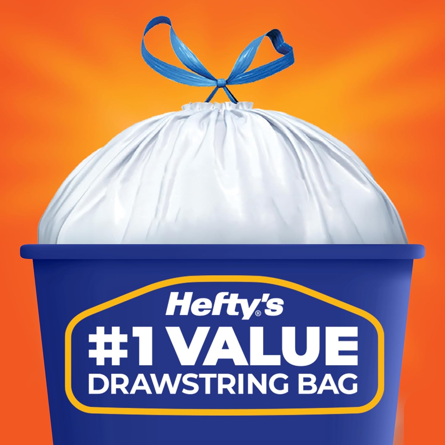 Hefty Strong Tall Kitchen Trash Bags, Unscented, 13 Gallon, 90 Count-5