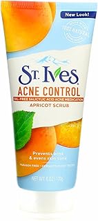 St. Ives Naturally Clear Apricot Scrub, Blemish Control 6 oz (Pack of 2)