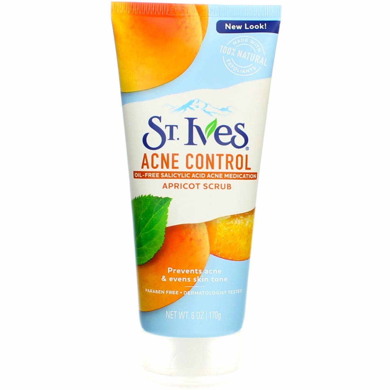 St. Ives Naturally Clear Apricot Scrub, Blemish Control 6 oz (Pack of 2)-0