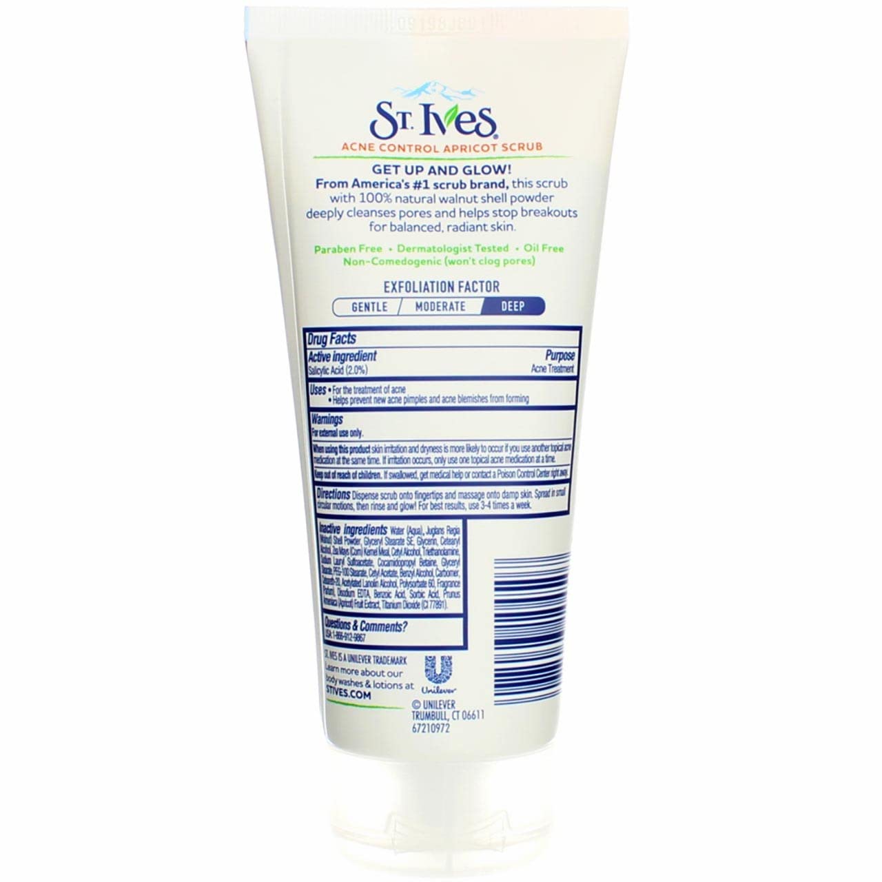 St. Ives Naturally Clear Apricot Scrub, Blemish Control 6 oz (Pack of 2)-3