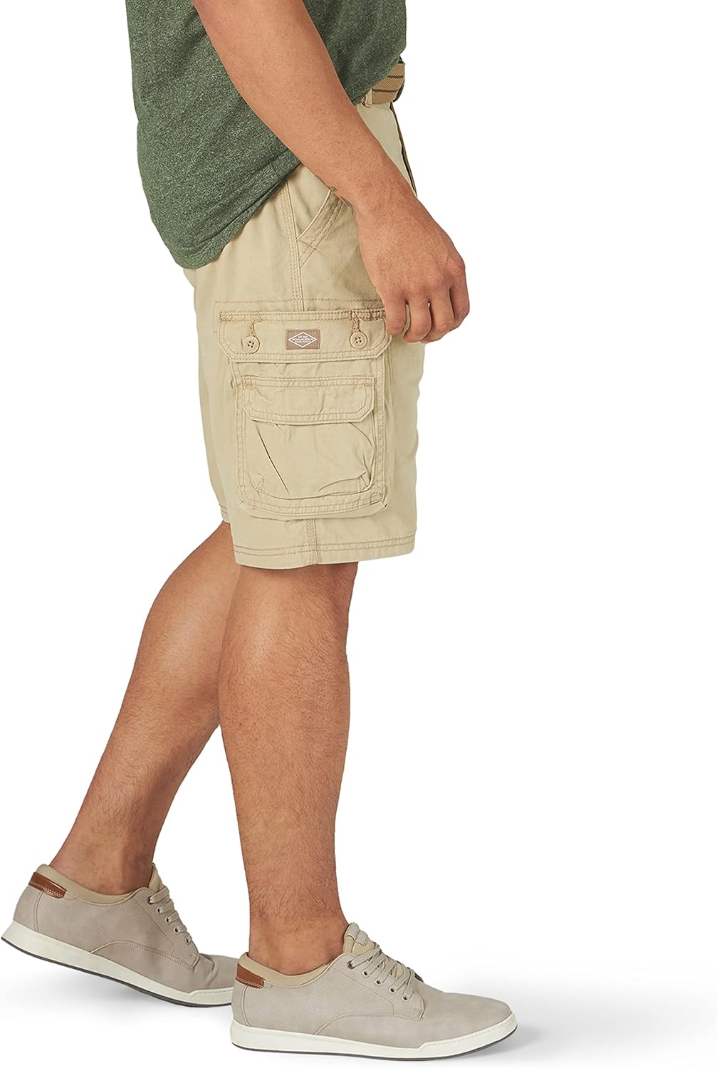 Lee Men's Dungarees New Belted Wyoming Cargo Short-1