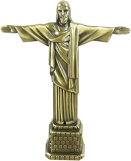 Science in Sport Statue of Jesus Figurine Art Christian Statue Model for Home Decoration-Antique Brass 7 inch (Jesus)