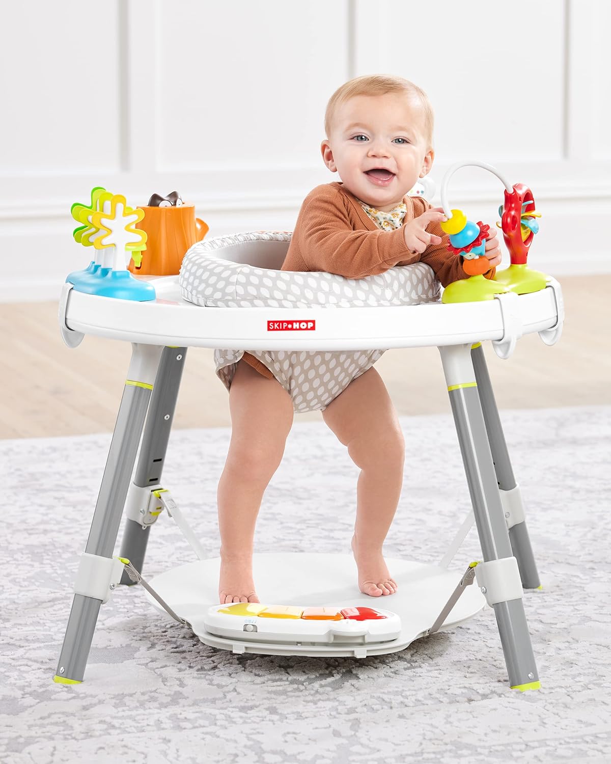 Skip Hop Baby Activity Center: Interactive Play Center with 3-Stage Grow-with-Me Functionality, 4mo+, Explore & More-1