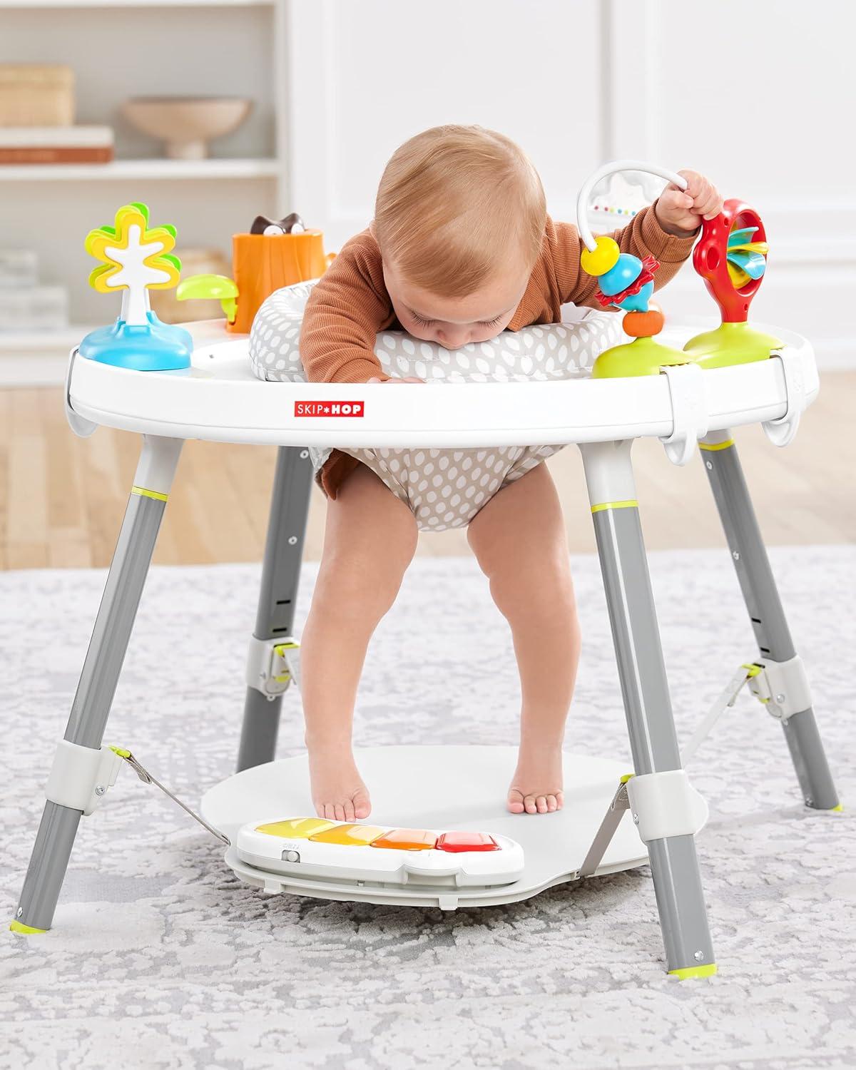 Skip Hop Baby Activity Center: Interactive Play Center with 3-Stage Grow-with-Me Functionality, 4mo+, Explore & More-5