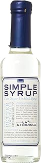 Stirrings Pure Cane Simple Syrup Cocktail Mixer, 12 ounce bottle | Pack of (1) |