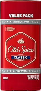 Old Spice Classic Original Scent Deodorant for Men, 3.25 oz (Pack of 2)