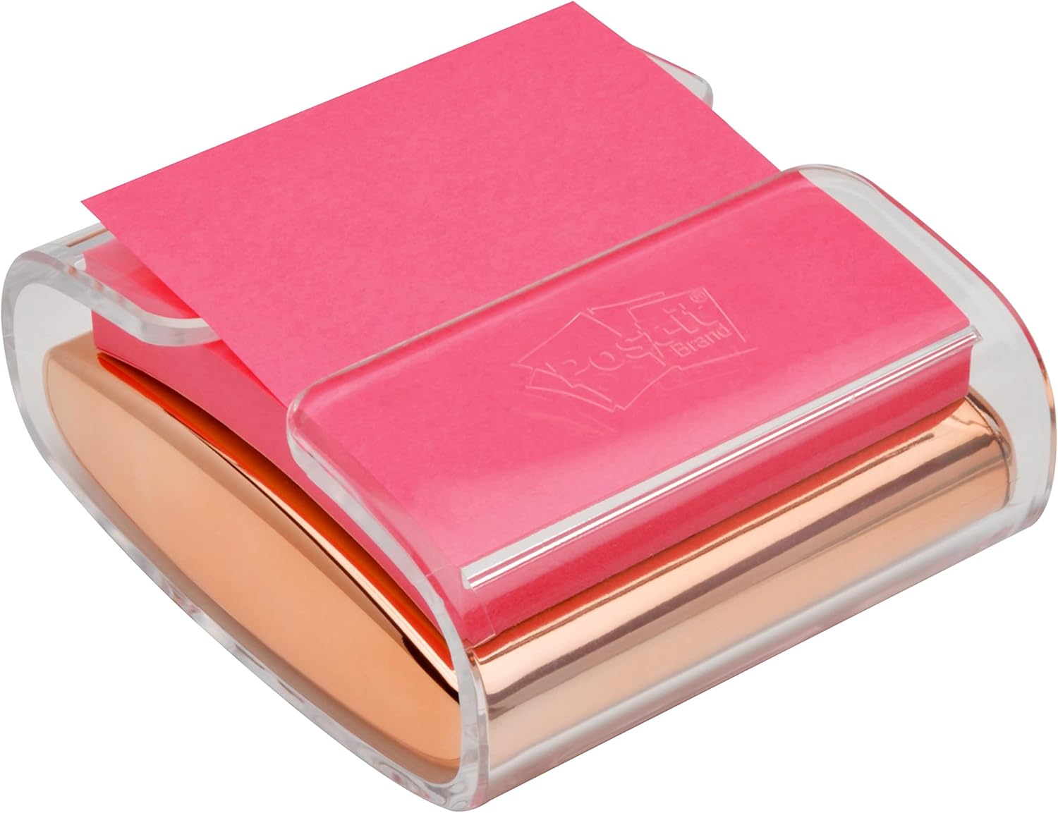 Post-it Pop-up Note Dispenser, Rose Gold, 3 x 3 in, 1 Dispenser/Pack (WD-330-RG)-3