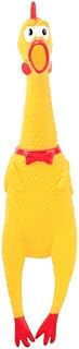 POPLAY Rubber Chicken/Squeeze Chicken, Prank Novelty Toy Party Favors for Kids, Adults, Dogs, Family Games,Keep Your Chicken Quiet