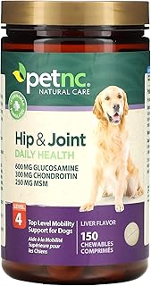 PetNC Natural Care Hip and Joint Health Advanced Chewables for Dogs 150 count