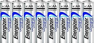 Energizer Ultimate Lithium AA Batteries (8-Pack) in Economical Bulk Packaging