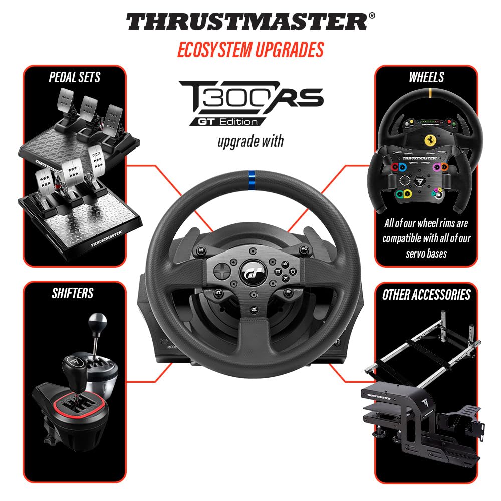 THRUSTMASTER T300RS Force Feedback GT Racing Wheel (compatible w/ PS5, PS5 Pro, PS4 & PC)-6