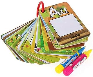 Coolplay A-Z 26 Alphabet Water Cards, Children Drawing Card for Kids Educational Toys for Travel