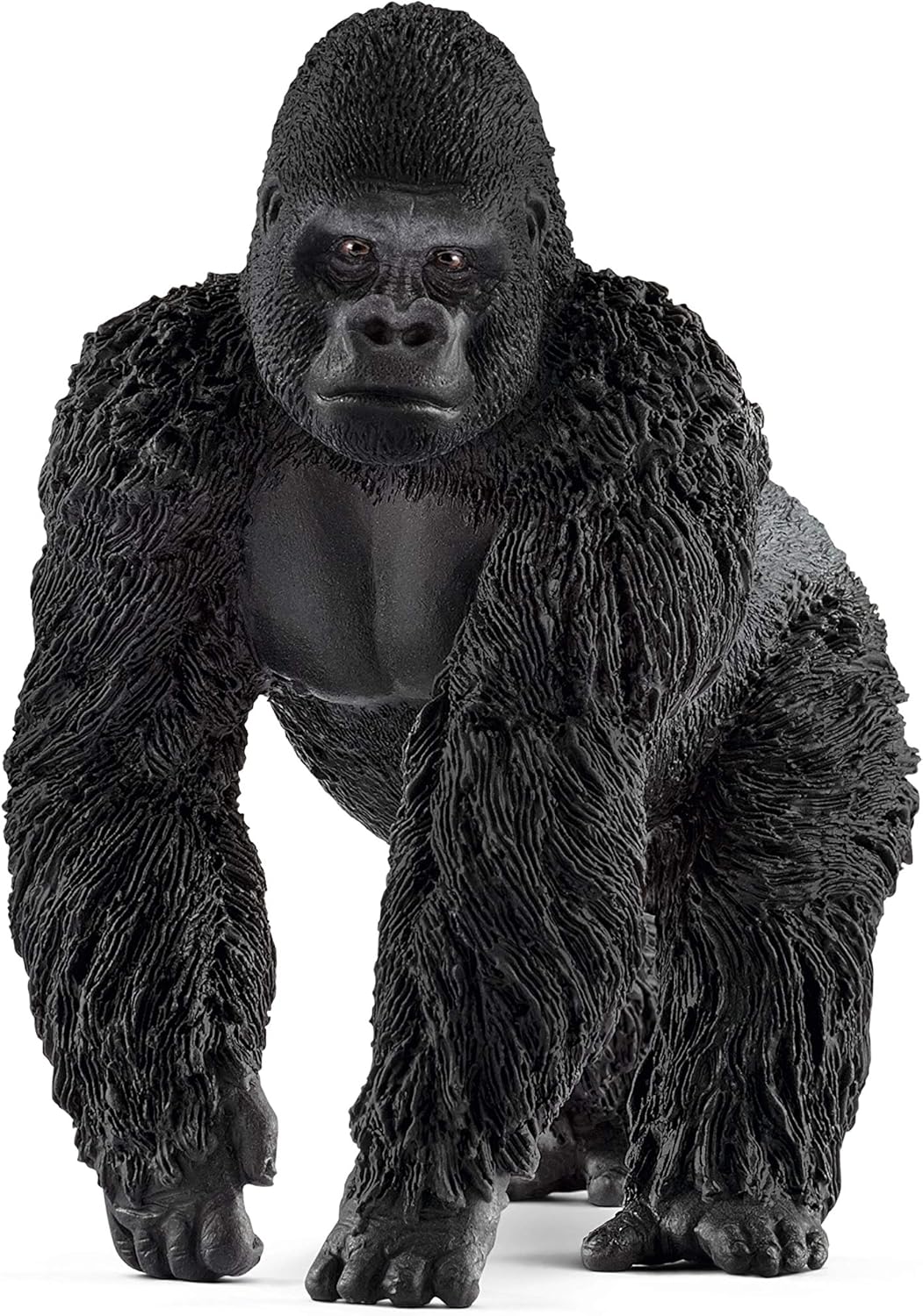 Schleich Wild Life Realistic Male Gorilla Animal Figurine - Authentic Detailed Wild Male Gorilla Toy for Boys and Girls Education Imagination and Play, Highly Durable Gift for Kids Ages 3+-0