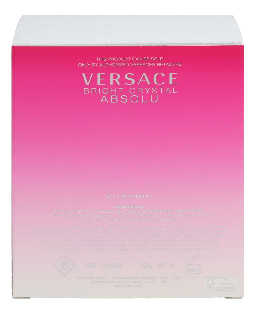 Versace Bright Crystal Absolu Eau de Parfum Spray for Women, 3 Ounce-5