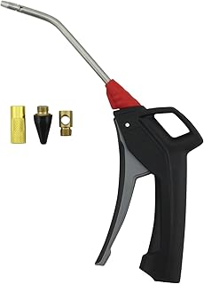 Milton 194KIT KWIK-CHANGE PRO Series Pistol Grip Blow Gun Kit - 5" Safety Tip Nozzle and Universal Tip System - 235 Max PSI, (4-Piece)