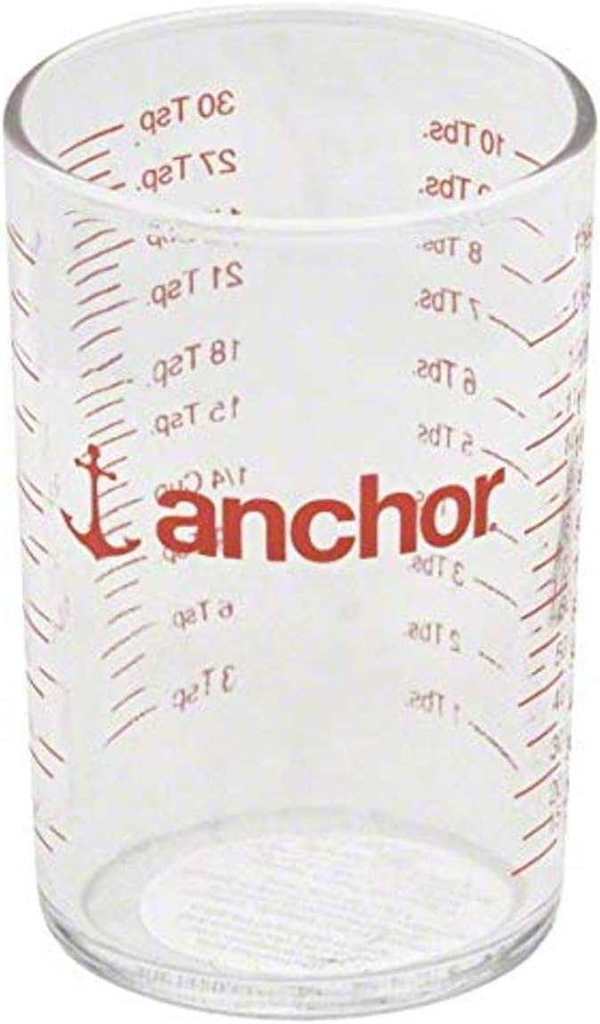 Anchor Hocking Graduated Measuring Glass, Set of 2, Clear-0