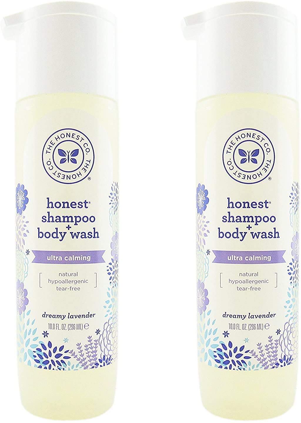 The Honest Company: Dreamy Lavender Scented Shampoo + Body Wash (10 oz) - Pack of 2-0