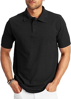 Hanes Men’s X-Temp Short Sleeve Polo Shirt, Midweight Men's Shirt