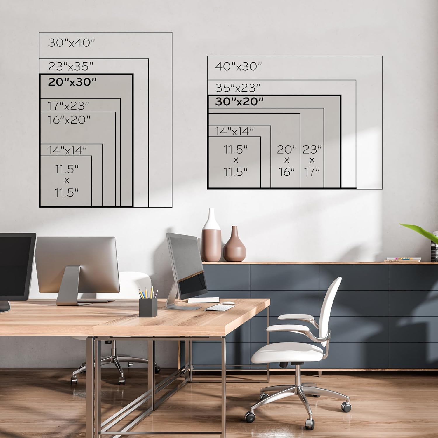 U Brands Farmhouse Linen Bulletin Board, 30"x20", White Wood Style Frame, Includes Push Pins-3