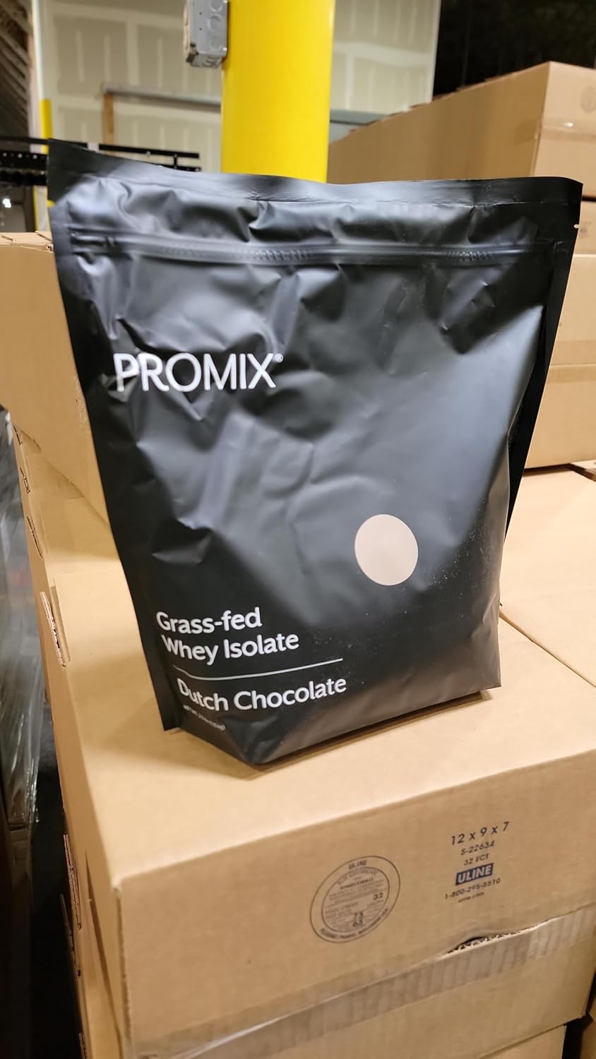 Promix Whey Protein Isolate Powder, Chocolate - 5lb Bulk - Grass-Fed & 100% All Natural - ­Post Workout Fitness & Nutrition Shakes, Smoothies, Baking & Cooking Recipes - Gluten-Free & Keto-Friendly-2