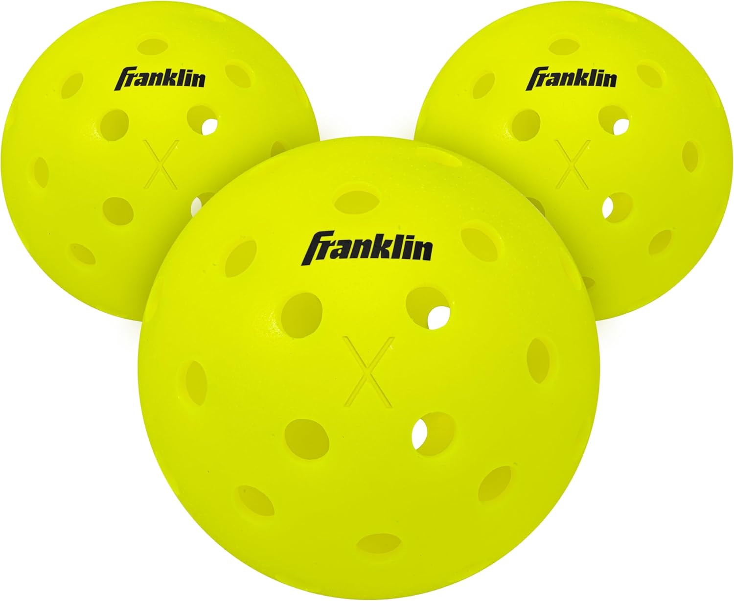 Franklin Sports Outdoor Pickleballs - X-40 Pickleball Balls - USA Pickleball (USAPA) Approved - Official US Open Ball-0