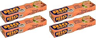 Rio Mare: Tuna Fish in Olive Oil, Yellowfin Tuna Quality - 80g (2.82oz) Cans (Pack of 16, 2.82lb Total) [ Italian Import ]