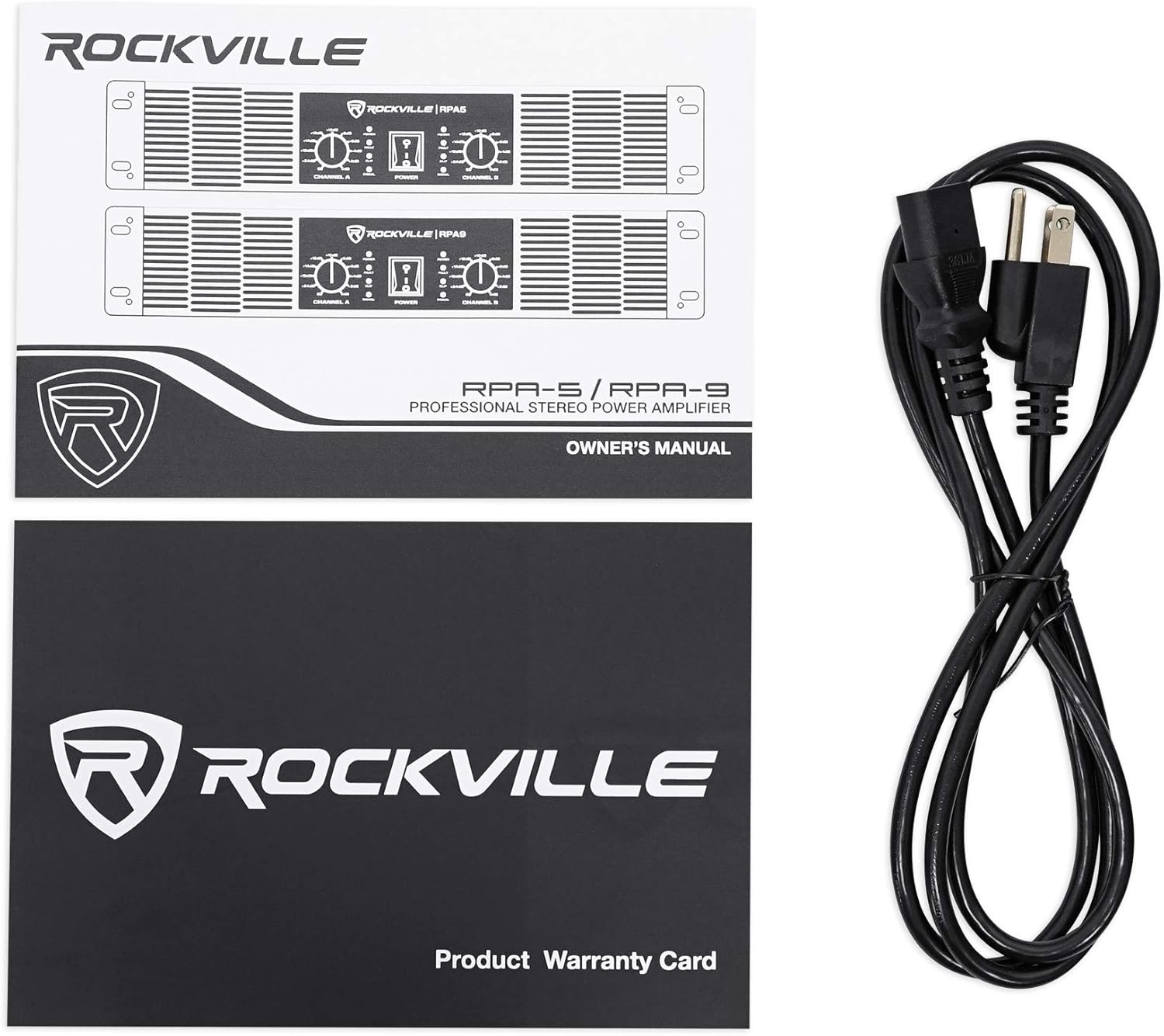 Rockville RPA9 3000W Peak / 800W RMS 2-Channel Power Amplifier, Rack Mountable - Perfect for Live Sound, Pro Audio, DJs-3