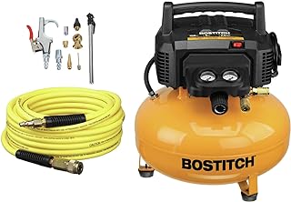 BOSTITCH Air Compressor Kit, Oil-Free, 6 Gallon, 150 PSI (BTFP02012-WPK)