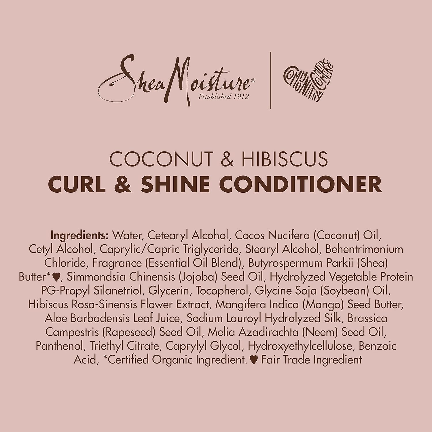 SheaMoisture Shampoo and Conditioner Set, Coconut & Hibiscus Curl & Shine, Curly Hair Products with Coconut Oil, Vitamin E & Neem Oil, Frizz Control, Family Size, 16 Fl Oz Ea-8