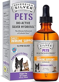 Sovereign Silver Bio-Active Silver Hydrosol for Pets Immune Support, 4 oz.