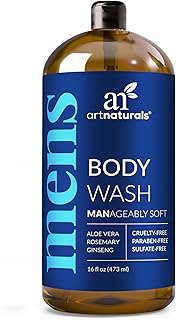 Artnaturals Men’s Fresh Body Wash– Natural Shower Gel that Cleanses, Refreshes, Deodorizes & Moisturizing (16 Fl Oz -Pack of 1)