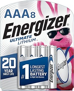 Energizer AAA Batteries, Ultimate Triple A Battery Lithium, 8 Count