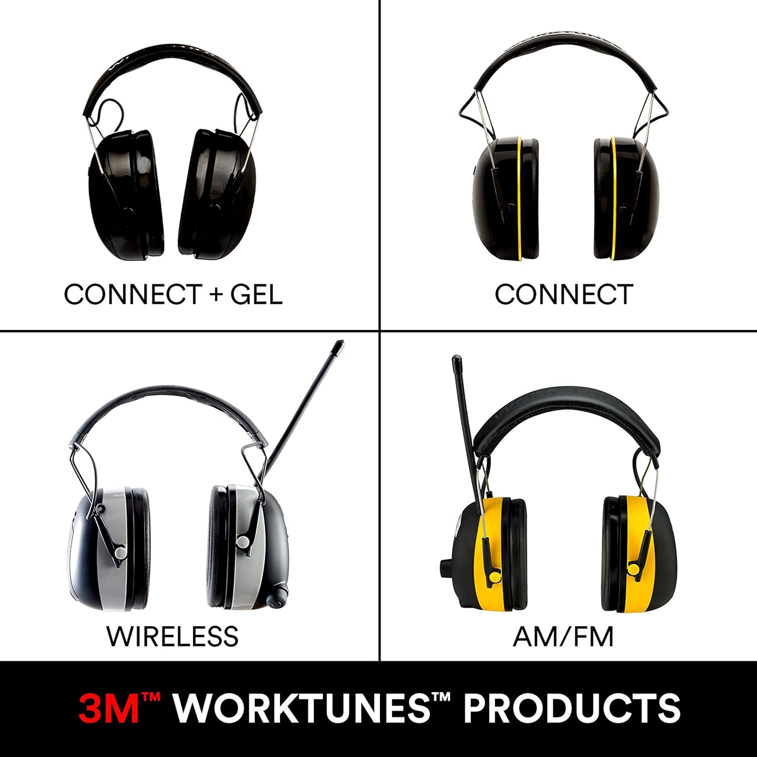 3M WorkTunes Connect Hearing Protector with Bluetooth Wireless Technology, 24 dB NRR, Hearing Protection Safety Earmuffs-11