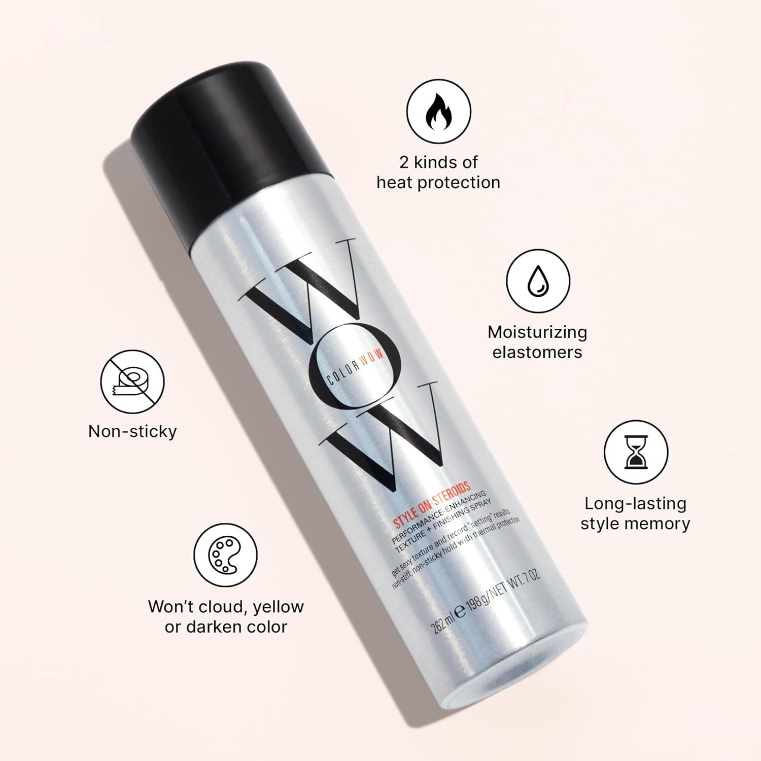 COLOR WOW STYLE ON STEROIDS Texturizing Spray – Achieve Instant Sexy Volume and Texture | Non-Sticky & Moisturizing-1