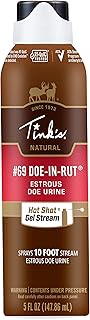 Tink's Doe-in-Rut Estrous Attractant Spray - 5 Fl Oz Bottle With 10 Foot Stream | Deer Scent Gel, Hunting Accessory With Secure Locking Cap