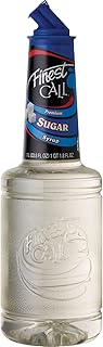 Finest Call Premium Pure Cane Sugar Simple Syrup Mix, 1 Liter Bottle (33.8 Fl Oz), Individually Boxed