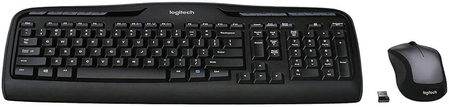 Logitech MK335 Wireless Keyboard and Mouse Combo - Black/Silver