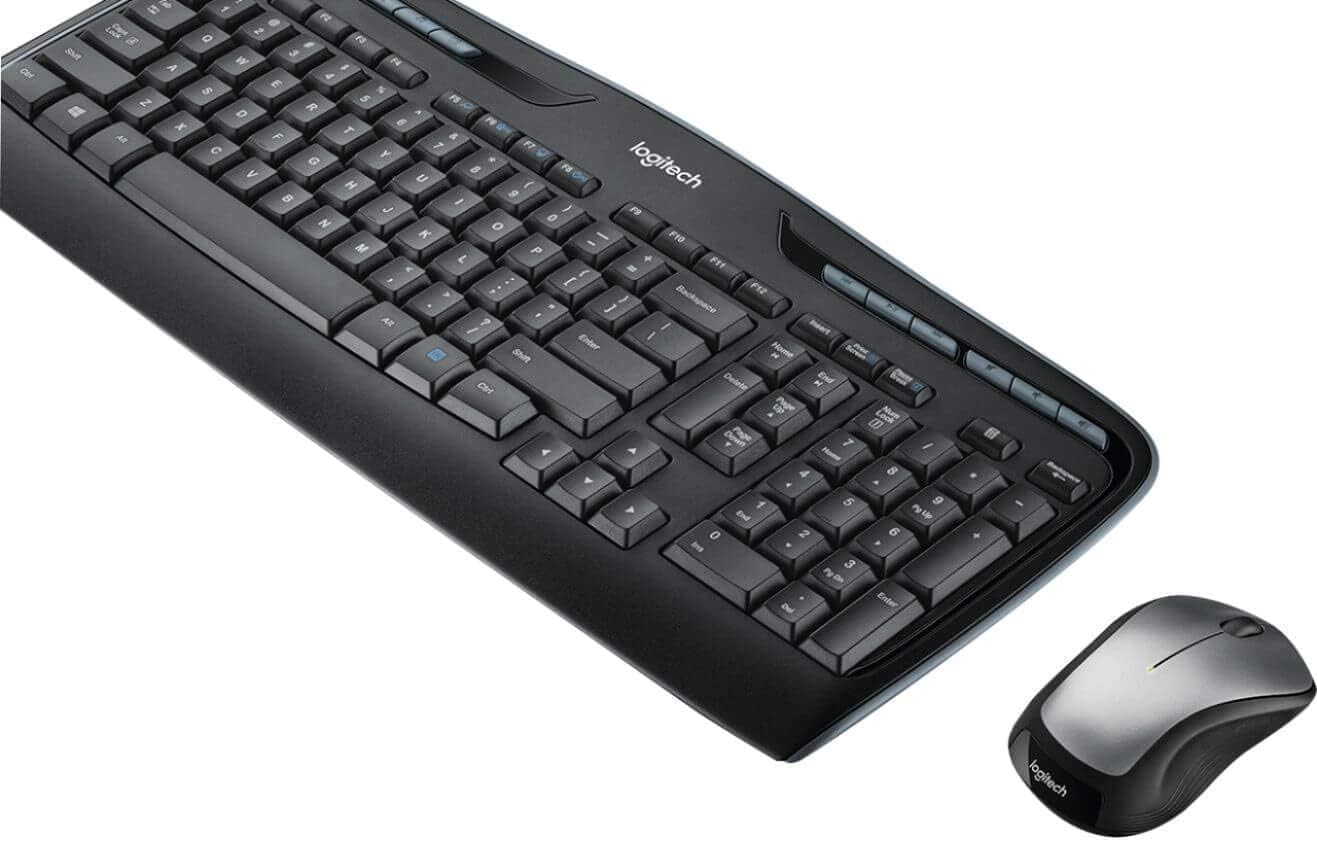 Logitech MK335 Wireless Keyboard and Mouse Combo - Black/Silver-1