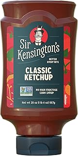 Sir Kensington's Classic Ketchup, From Whole Tomatoes, No High Fructose Corn Syrup, Gluten Free, Certified Vegan, Non- GMO Project Verified, Shelf-Stable, 20 oz