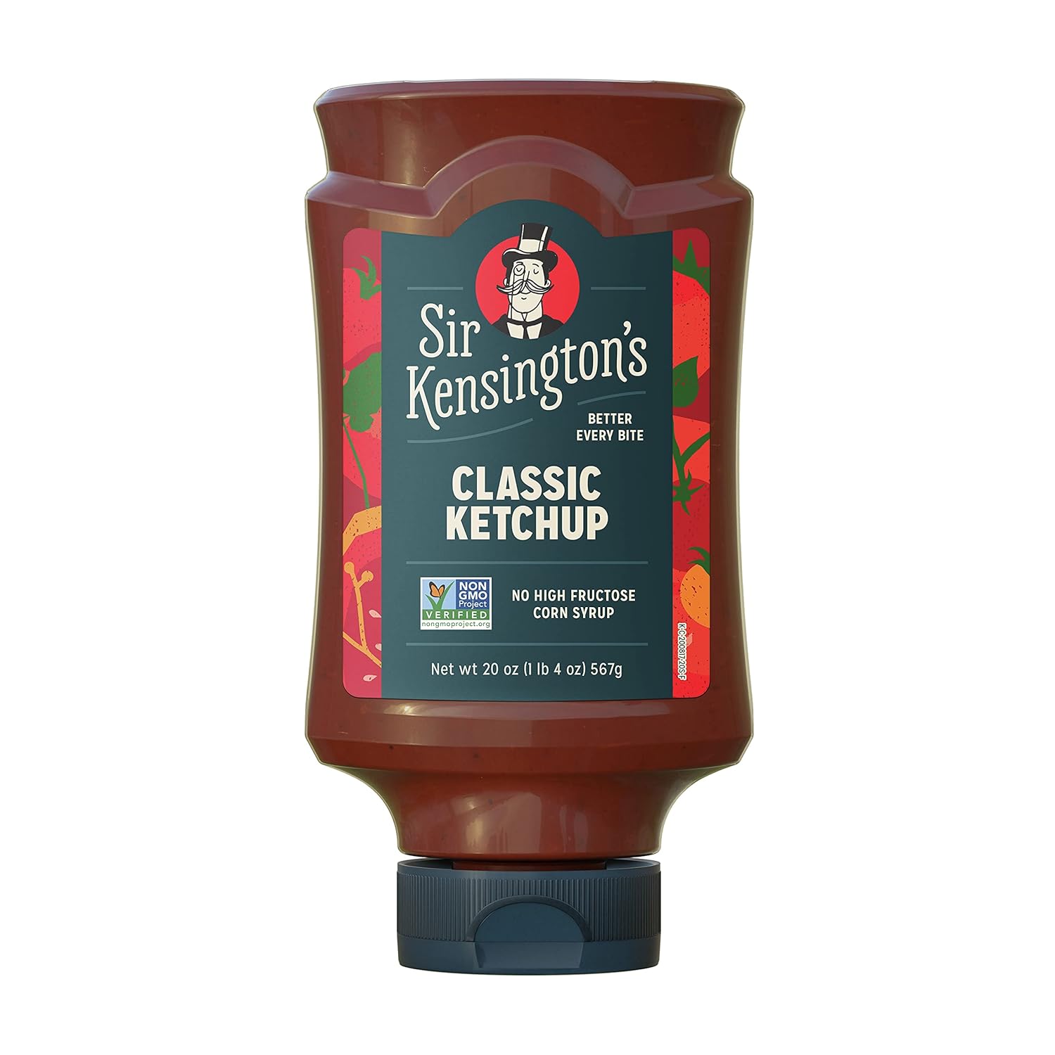 Sir Kensington's Classic Ketchup, From Whole Tomatoes, No High Fructose Corn Syrup, Gluten Free, Certified Vegan, Non- GMO Project Verified, Shelf-Stable, 20 oz-0