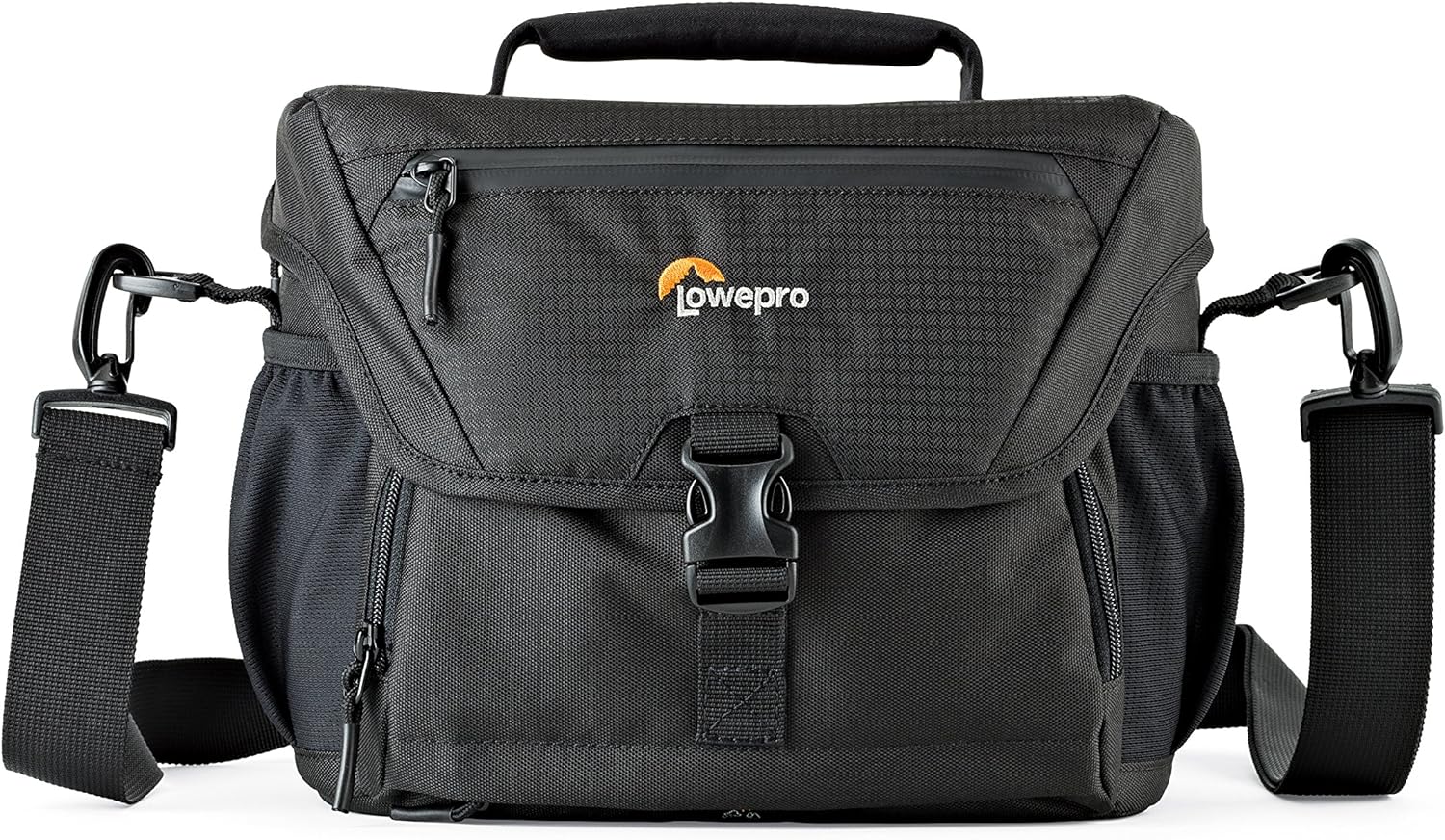 Lowepro LP37123, Nova 180 AW II Camera Bag, Waterproof, Customizable, Fits Pro-Depth DSLR with Lens, Compact Drone, 3-4 Additional Lenses, Flash, Black-0