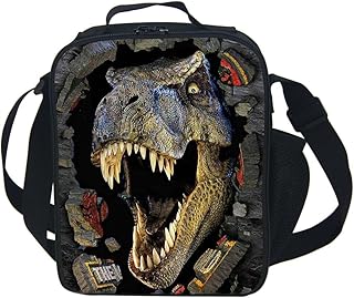 3D Animal Dinosaur Insulated Lunch Box Cooler Bag