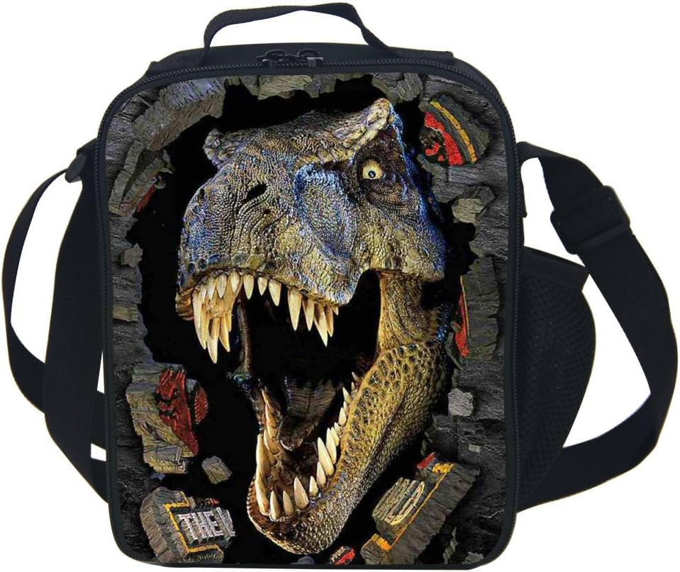 3D Animal Dinosaur Insulated Lunch Box Cooler Bag-0