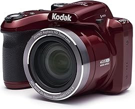 Kodak AZ401RD Point & Shoot Digital Camera with 3" LCD, Red