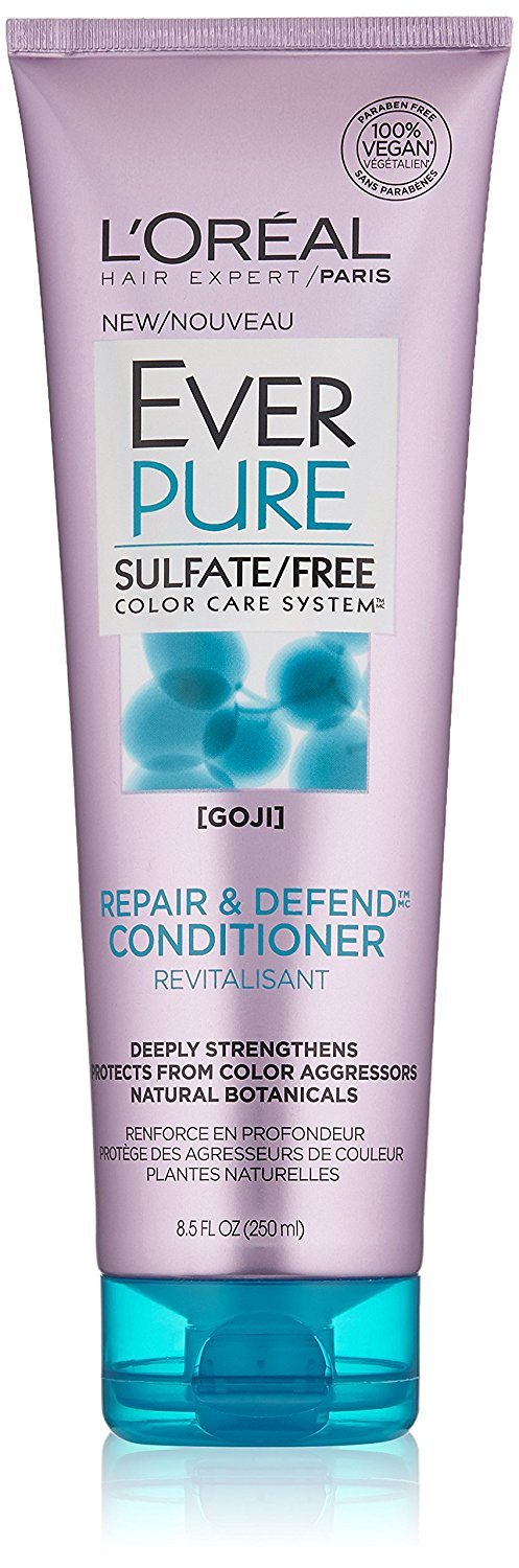 L'Oreal Paris EverPure Sulfate-Free Repair and Defend Conditioner, 8.5 Fluid Ounce (Pack of 2)-1