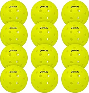 Franklin Sports Outdoor Pickleballs - X-40 Pickleball Balls - USA Pickleball (USAPA) Approved - Official US Open Ball